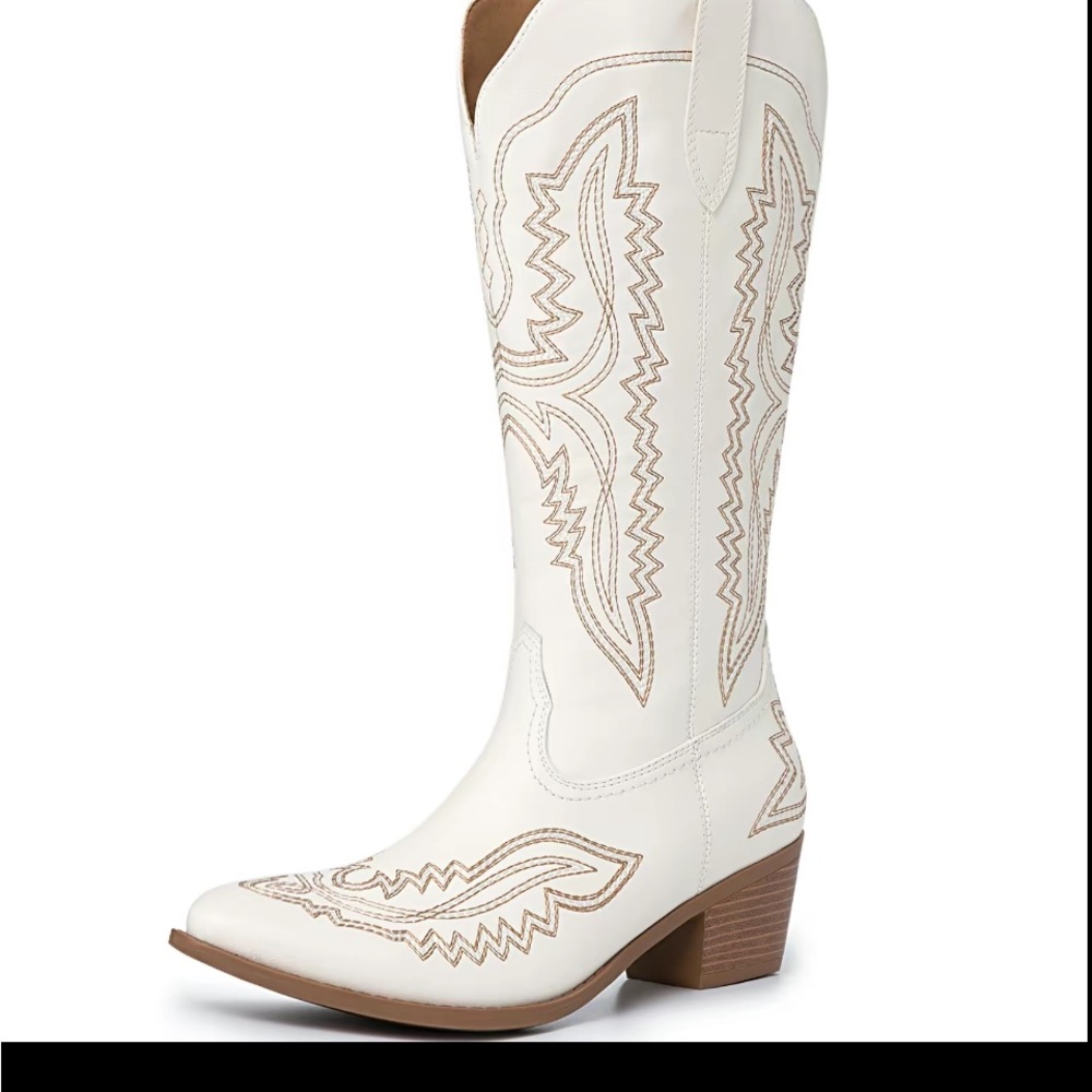 Women's White Cowboy Boots